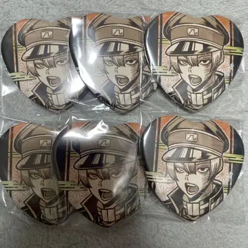 [ 후와 신이치 ] 도겐안귀 캔뱃지 애니메이트 하트