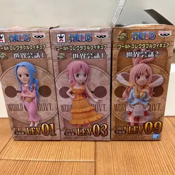 원피스 월드 컬렉터블 피규어 시라호시 레베카 비비 3체