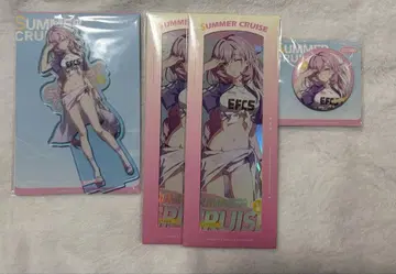 붕괴3rd 팝업 엘리시아 아크릴 스탠드 캔뱃지 홀로그램 티켓