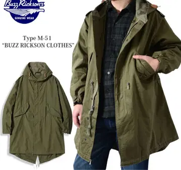 버즈릭슨 M-51 모즈 코트 필드 후드티 피쉬테일