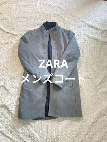 ZARA 그레이 체스터 코트 M 남성용