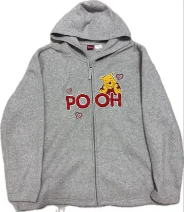 Disney 푸우 플리스 자켓 그레이