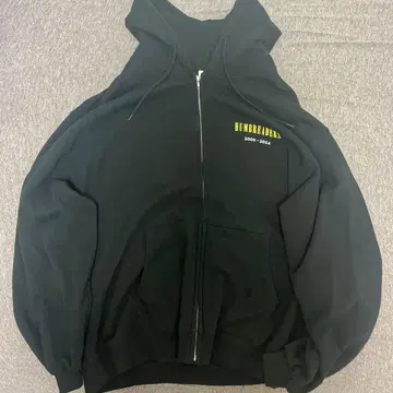 한브레더즈 15주년 지퍼 후드티 블랙 XL