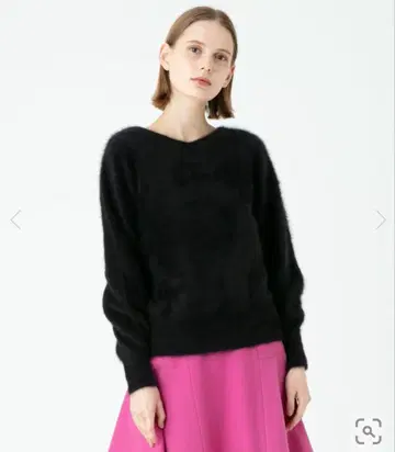 룰루 윌비 울 캐시미어 풀오버 블랙 2way