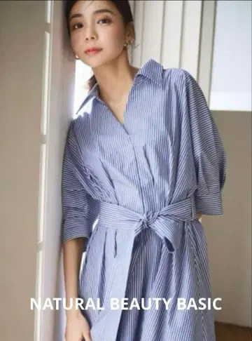 내추럴 뷰티 베이직 돌먼 스키퍼 셔츠 원피스