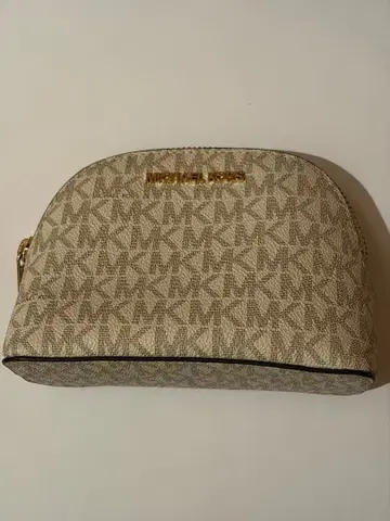 MICHAEL KORS 모노그램 파우치 베이지