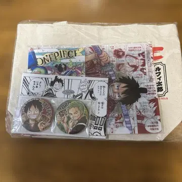 원피스 토트백 캔뱃지 세트