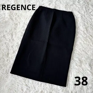 REGENCE 울 100% 타이트 스커트 블랙 38