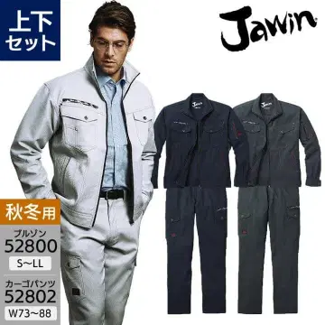 Jawin 자윈 상하의 세트 차콜 그레이 LL 52800 작업옷