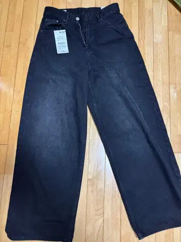 ZARA 엑스트라 배기 블랙 데님 36