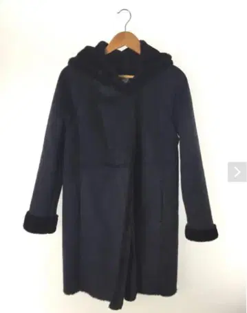 beams 빔즈 후드 부착 롱 코트 M