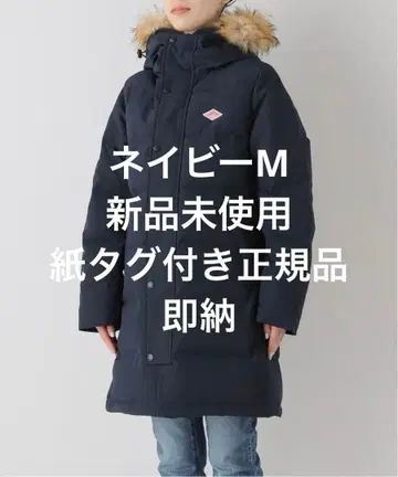 단톤 롱 기장 타서 다운 자켓 코트