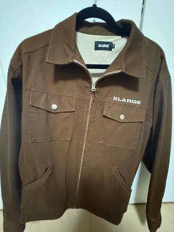 XLARGE 브라운 집업 자켓