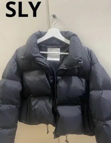 SLY 블랙 다운 아우터