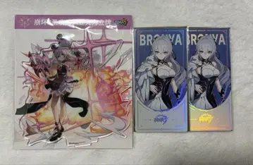 붕괴3rd 팝업 브로냐 혜택 아크릴 스탠드 홀로그램 카드