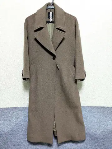 울 롱 코트 클리닝 완료