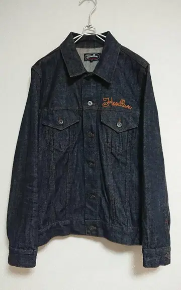 BEAMS x HOODLUM / 후드럼 체인 자수 데님 자켓