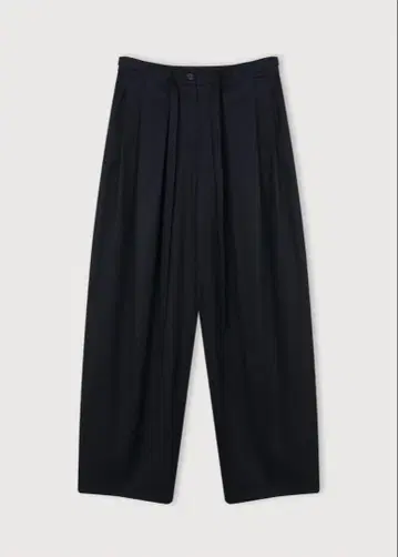 Ethos WIDE WAIST STRAP PANTS Navy Small