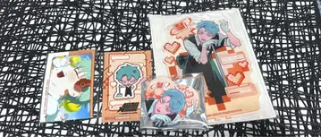 에이리언 스테이지 애니메이트 카페 캔뱃지 특전 아크릴 스탠드 티르