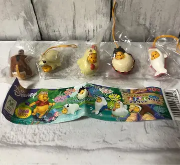 곰돌이 푸 옷 갈아입히기 마스코트 피규어 스트랩 전 5종 세트