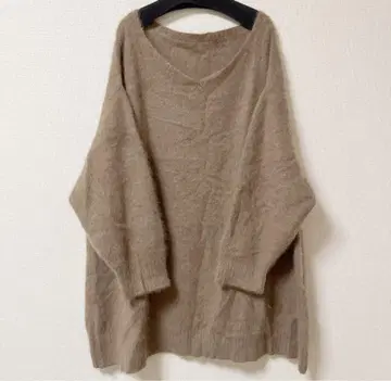 FRAY I.D 프레이 아이디 돌먼 니트 원피스 라쿤 100%