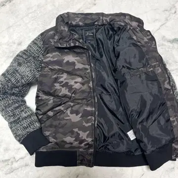 TETE HOMME 테트옴 이소재 카모플라쥬 다운 자켓 L