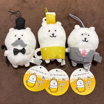 나가노 캐릭터즈 어른 마스코트 전 3종