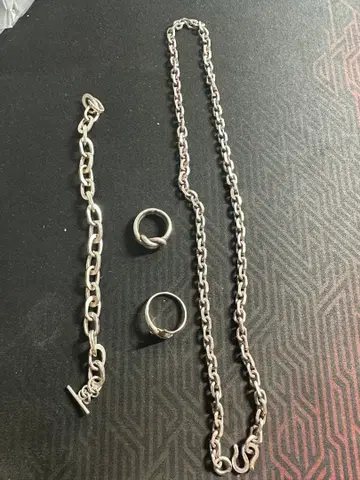 실버 925 체인 목걸이, 돌고래 카렌 실버 950 블레스 반지