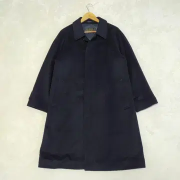 새상품급 캐시미어 100% 46 다크 네이비 스텐카라 코트