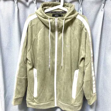 #LUXE/R 벨로아 풀 집업 후드티 XL