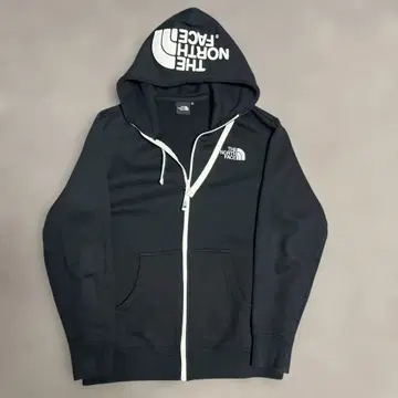 THE NORTH FACE 블랙 풀 집업 후드티 속기모 M