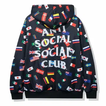 AntiSocialSocialClub 국기 후디