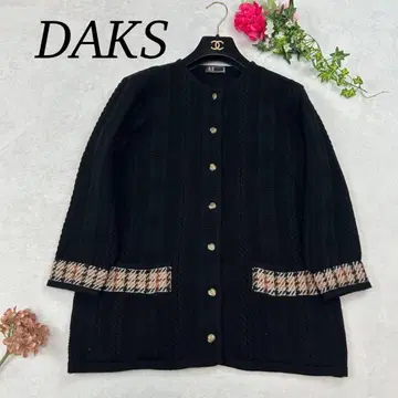 J346 M 닥스 니트 가디건 블랙 여성용