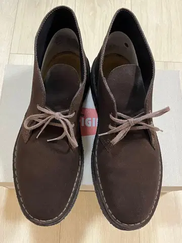 클락스 데저트 부츠 브라운 스웨이드 UK8.5