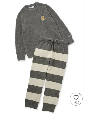 젤라또피케옴 베비모코 곰 룸웨어 셋업 젤라피케 곰 L