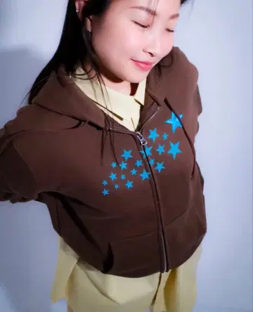 OPENSHUT STAR HOODIE Brown