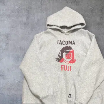 TACOMA FUJI RECORDS 타코마 후지 레코드 후드티 그레이