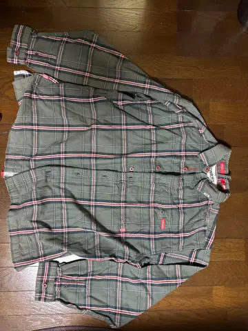 ecko complex 체크 무늬 긴팔 셔츠 L
