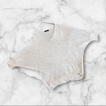 보쉬 7부 소매 티셔츠 돌먼 슬리브 M 사이즈 베이지 린넨