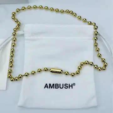 Ambush 볼 체인 목걸이 골드