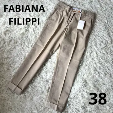 FABIANA FILIPPI 코튼 스트레치 팬츠 38 택 포함 새상품