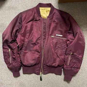 [ 알파 XLARGE ] MA-1 플라이트 자켓 보르도 M