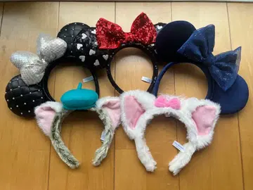 디즈니 머리띠 5세트 젤라토니 마리 미니