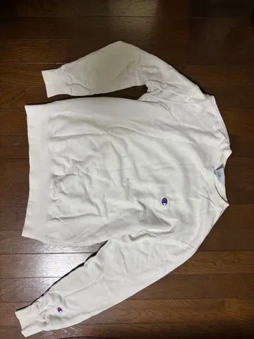 Champion 화이트 맨투맨 X-LARGE