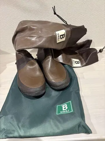 WBSJ 일본 야생 조류 협회 브라운 롱 부츠 M size