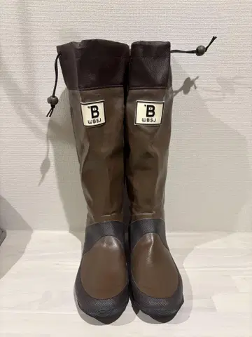 WBSJ 일본 야생 조류 협회 브라운 롱 부츠 M size