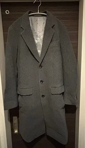 다케오 키쿠치 울 코트 그레이