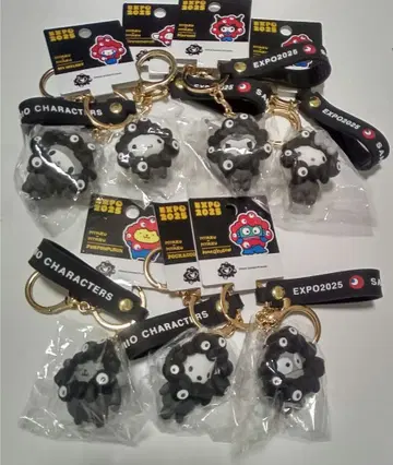 3 마이멜로디 단품 블랙 미야쿠미야쿠 산리오 흑백 만박 Expo 키링