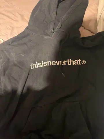thisisneverthat 블랙 후드티