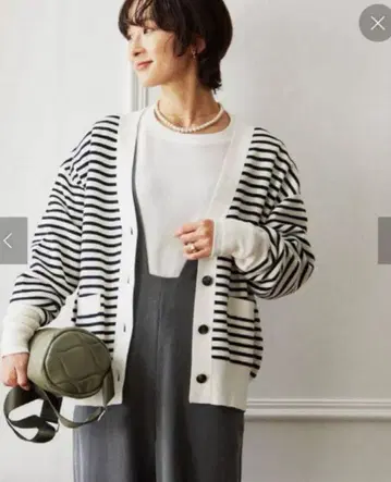 새상품급 저널 스탠다드 리룸 보더 가디건